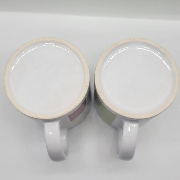 Lot of 2 Mugs Peanuts 2016 Worldwide LLC Multicolor Solid White 16 oz - Picture 9 of 9